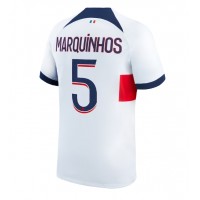 Camiseta Paris Saint-Germain Marquinhos #5 Segunda Equipación Replica 2023-24 mangas cortas